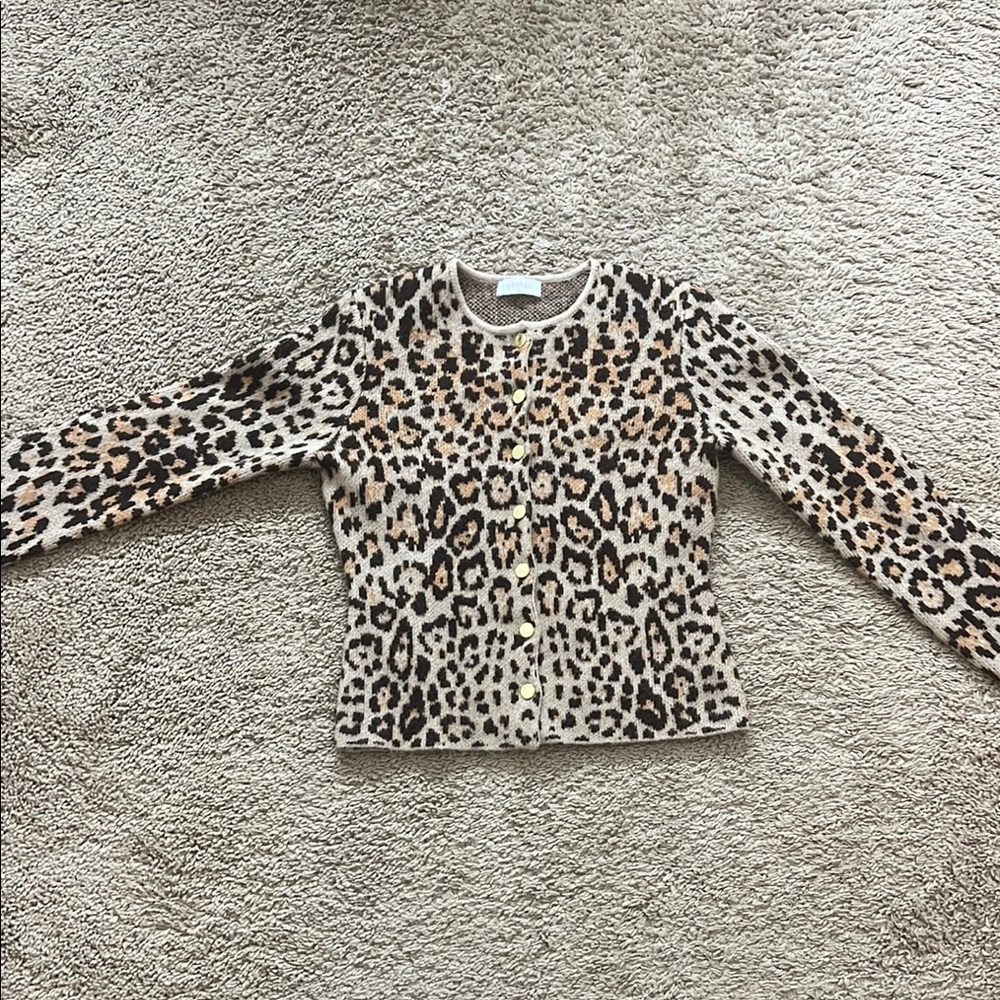 Meshki - Leopard Print - Marissa Knit Cardigan